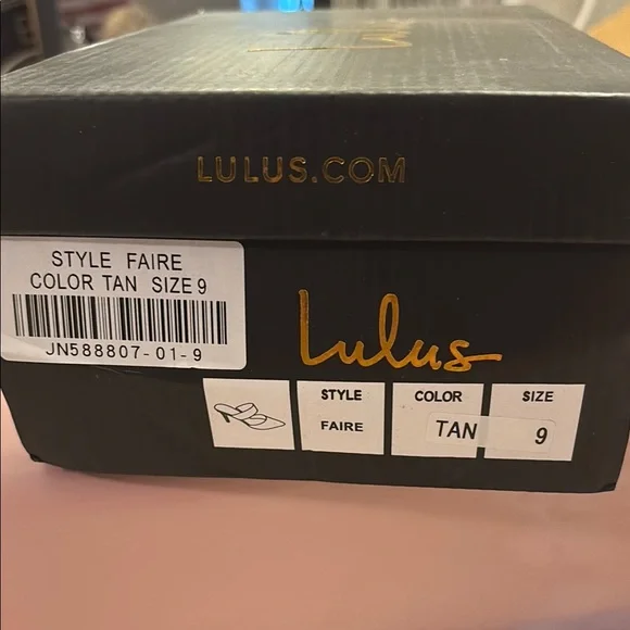 Lulu's Tan Faire Mules - Picture 7 of 8